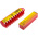 3M SDR Adhesive Cable Marker Kit, Red, Pre-printed "0 → 9"