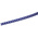 HellermannTyton Helagrip Slide On Cable Markers, White on Blue, Pre-printed "6", 4 → 9mm Cable