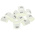 TE Connectivity Heat Shrink Cable Markers, White, Pre-printed "3", 2 → 6mm Cable