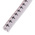 HellermannTyton Helagrip Slide On Cable Markers, Black on White, Pre-printed "+", 2 → 5mm Cable