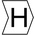 HellermannTyton Helagrip Cable Markers, Black on White, Pre-printed "H"