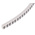HellermannTyton Helagrip Slide On Cable Markers, Black on White, Pre-printed "F", 2 → 5mm Cable