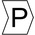 HellermannTyton Helagrip Slide On Cable Marker, Black on White, Pre-printed "P", 1 → 3mm Cable