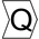 HellermannTyton Helagrip Slide On Cable Markers, Black on White, Pre-printed "Q", 2 → 5mm Cable