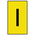 HellermannTyton Ovalgrip Slide On Cable Markers, Black on Yellow, Pre-printed "I", 2.5 → 6mm Cable