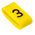 HellermannTyton Ovalgrip Slide On Cable Markers, Black on Yellow, Pre-printed "3", 2.5 → 6mm Cable