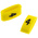 HellermannTyton Ovalgrip Slide On Cable Markers, Black on Yellow, Pre-printed "4", 2.5 → 6mm Cable