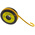 RS PRO Slide On Cable Markers, Black on Yellow, Pre-printed "D", 3 → 4.2mm Cable