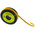 RS PRO Slide On Cable Markers, Black on Yellow, Pre-printed "J", 3 → 4.2mm Cable