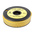 RS PRO Slide On Cable Markers, Black on Yellow, Pre-printed "R", 3 → 4.2mm Cable