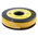 RS PRO Slide On Cable Markers, Black on Yellow, Pre-printed "Earth", 3 → 4.2mm Cable
