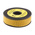 RS PRO Slide On Cable Markers, Black on Yellow, Pre-printed "U", 3.6 → 7.4mm Cable