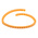 RS PRO Snap On Cable Markers, Black on Orange, Pre-printed "2", 3 → 3.4mm Cable