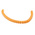 RS PRO Snap On Cable Markers, Black on Orange, Pre-printed "1", 4 → 5mm Cable