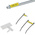 HellermannTyton Helafix Cable Tie Cable Markers, Transparent
