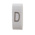 HellermannTyton HODS85 Slide On Cable Markers, Black on White, Pre-printed "D", 1.8 → 6.3mm Cable