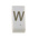 HellermannTyton HODS85 Slide On Cable Markers, Black on White, Pre-printed "W", 1.8 → 6.3mm Cable
