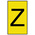 HellermannTyton Ovalgrip Slide On Cable Markers, Black on Yellow, Pre-printed "Z", 2.5 → 6mm Cable