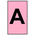 HellermannTyton Ovalgrip Push On Cable Markers, Pink, Pre-printed "A", 1.2 → 2.3mm Cable