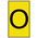 HellermannTyton Ovalgrip Slide On Cable Markers, Black on Yellow, Pre-printed "O", 1.7 → 3.6mm Cable