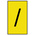 HellermannTyton Ovalgrip Slide On Cable Markers, Black on Yellow, Pre-printed "/", 1.7 → 3.6mm Cable