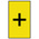 HellermannTyton Ovalgrip Slide On Cable Markers, Black on Yellow, Pre-printed "+", 1.7 → 3.6mm Cable