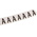 HellermannTyton Helagrip Slide On Cable Markers, Black on White, Pre-printed "A", 1 → 3mm Cable