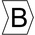 HellermannTyton HGDC Slide On Cable Markers, Black on White, Pre-printed "B", 1 → 3mm Cable