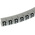 HellermannTyton HGDC Slide On Cable Markers, Black on White, Pre-printed "B", 1 → 3mm Cable