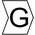 HellermannTyton HGDC Slide On Cable Markers, Black on White, Pre-printed "G", 1 → 3mm Cable
