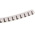 HellermannTyton HGDC Slide On Cable Markers, Black on White, Pre-printed "L", 1 → 3mm Cable