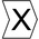 HellermannTyton HGDC Slide On Cable Markers, Black on White, Pre-printed "X", 2 → 5mm Cable