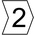 HellermannTyton HGDC Slide On Cable Markers, Black on White, Pre-printed "2", 2 → 5mm Cable