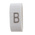 HellermannTyton HODS85 Slide On Cable Markers, Black on White, Pre-printed "B", 1.8 → 6.3mm Cable