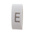 HellermannTyton HODS85 Slide On Cable Markers, Black on White, Pre-printed "E", 1.8 → 6.3mm Cable