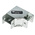 RS PRO Galvanised Steel Cable Trunking, 50 x 50mm