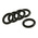 RS PRO Nitrile Rubber O-Ring, 3/8in Bore, 9/16in Outer Diameter