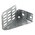Legrand Cantilever Arm Bracket Hot Dip Galvanised Steel Cable Tray Accessory, 100 mm Width, 74mm Depth