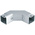 RS PRO 304 Stainless Steel Cable Trunking Accessory, 50 x 50mm