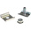 RS PRO Multipurpose Coupler Electrogalvanised steel Cable Tray Accessory, 22 mm Width, 15mm Depth
