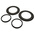SKF Nitrile Rubber Seal, 100mm ID, 157.5mm OD, 14.8mm