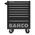 Bahco 8 drawer Stainless Steel (Top) WheeledTool Chest, 985mm x 677mm x 501mm