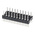 RS PRO 2.54mm Pitch 20 Way,Through Hole Mount IC Dip Header, Tin over Nickel, 1A