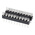 RS PRO 2.54mm Pitch 20 Way,Through Hole Mount IC Dip Header, Tin over Nickel, 1A