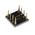 Winslow Straight Through Hole Mount 1.27 mm, 2.54 mm Pitch IC Socket Adapter, 8 Pin Female SOP to 8 Pin Male DIP