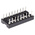 Winslow 2.54mm Pitch Vertical 18 Way, Through Hole Turned Pin Open Frame IC Dip Socket, 5A