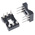 E-TEC 2.54mm Pitch Vertical 6 Way, Through Hole Turned Pin Open Frame IC Dip Socket