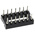 ASSMANN WSW 2.54mm Pitch Vertical 14 Way, Through Hole Turned Pin Open Frame IC Dip Socket, 3A
