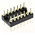ASSMANN WSW Straight Through Hole Mount 2.54mm Pitch IC Socket Adapter, 14 Pin Male DIP to 14 Pin Male DIP