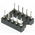 Preci-Dip 2.54mm Pitch Vertical 10 Way, Through Hole Turned Pin Open Frame IC Dip Socket, 1A